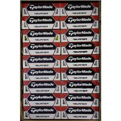 FLAT OF RECLAIMED GOLF BALLS TAYLORMADE BURNER