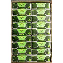 FLAT OF RECLAIMED GOLF BALLS CALLAWAY HX BITE