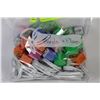 Image 1 : BAG OF 68 IPHONE 5 CHARGER CORDS AND WALL PLUGS