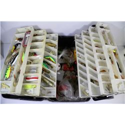 FISHING TACKLE BOX WITH LURES "OLD PAL"