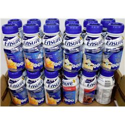 FLAT OF 24-235ML BOTTLES OF ASSORTED ENSURE