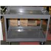 Image 1 : STEEL GREY SHOP CART 32"X24"X36"H ON HEAVY DUTY