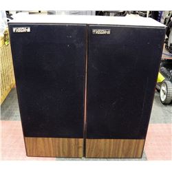 LOT OF 2 VEGA HOUSE SPEAKERS 12"X27"
