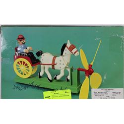 HORSE AND BUGGY WIND SPINNER GIROUETTE
