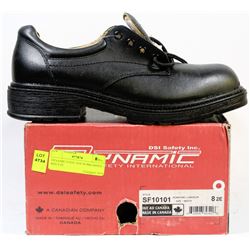 DYNAMIC STEEL TOE WORK SHOES - SIZE 8-2E