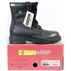 DYNAMIC STEEL TOE WORK BOOTS - SIZE 7.5-3E