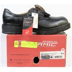 DYNAMIC STEEL TOE WORK SHOES - SIZE 8-2E