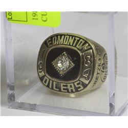 1984 WAYNE GRETZEY STANLEY CUP RING REPLICA