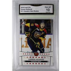 2014 GMA CONNOR MCDAVID #11 DRAFT ROOKIE GRADED 10