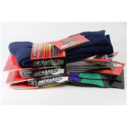 3 PACK OF MENS INFRARED SOCKS