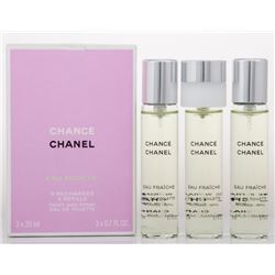 NEW CHANEL CHANCE STICKER PRICE $78 60ML (3X20ML)