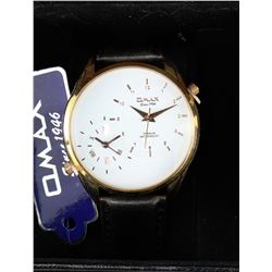 NEW MENS OMAX WRISTWATCH -COMES W/ 1 YEAR WARRANTY