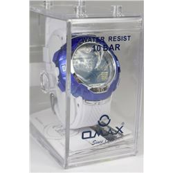 NEW MENS OMAX WRISTWATCH -COMES W/ 1 YEAR WARRANTY