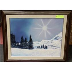 CANVAS PAINTING BY M.BATEMAN