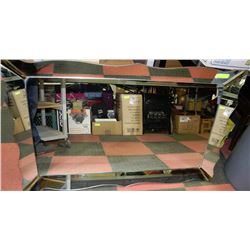 50'S VINTAGE HAND POURED MIRROR FRAMED