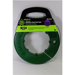 GREENLEE 100FT STAINLESS STEEL FISH TAPE