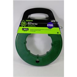 GREENLEE 100FT  STEEL FISH TAPE