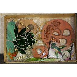 FLAT OF SUN CATCHERS AND WINDCHIMES