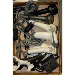 FLAT OF ASSORTED BARCODE SCANNERS