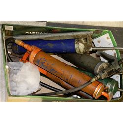 LOT OF 4 GREASE GUNS - USED