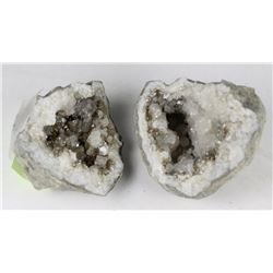 KEOKUK GEODE PAIR FROM IOWA