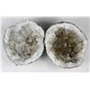 Image 1 : KEOKUK GEODE PAIR FROM IOWA