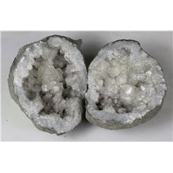 KEOKUK GEODE PAIR FROM IOWA