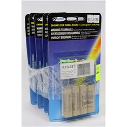 6PC. NEW ESTES ENGINES FOR MODEL ROCKETS W/