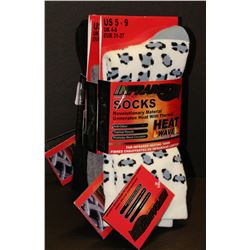 PACK OF 3 LADIES INFRARED SOCKS