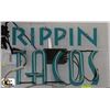 Image 1 : "RIPPIN TACO'S" NEON SIGN