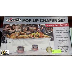 POP UP CHAFER SET