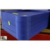 Image 1 : 22 BLUE TRAYS 16"X12"