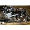 Image 1 : TUB OF MISC KITCHEN UTENSILS ALL STAINLESS STEEL
