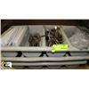 Image 1 : THREE CUTLERY TRAYS WITH CUTLERY