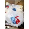Image 1 : LARGE BOX OF T-SHIRT BAGS WITH DOMINOS LOGO