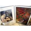 Image 1 : PAIR OF WATER DAMAGED JAZZ PICTURES