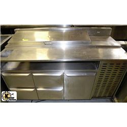 STAINLESS STEEL PREP TABLE