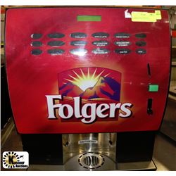 FOLGERS COIN OPERATED AUTOMATIC HOT BEVERAGE