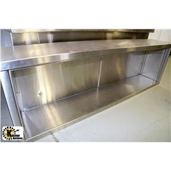 STAINLESS STEEL DOUBLE SHELF - 12.5" X 70" X 22"H