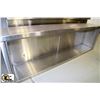 Image 1 : STAINLESS STEEL DOUBLE SHELF - 12.5" X 70" X 22"H