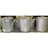 Image 1 : 6QT POTS WITH LIDS X3