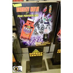 PEEK ENERGY DRINK VENDING MACHINE