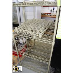 PAIR OF COATED METRO RACKS