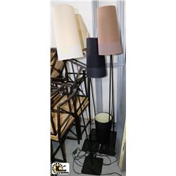 FIVE FLOOR LAMPS