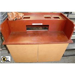 CONDIMENT/GARBAGE COUNTER APPROX 46"X25"