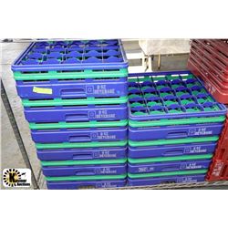 TEN NEW 9oz BEVERAGE DISH RACKS