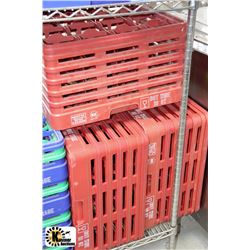 THREE NEW 18oz BOTTLE WINE DISH RACKS