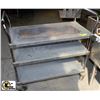 Image 1 : CART WITH 3 SHELVES ON WHEELS
