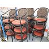 Image 1 : LOT OF 16 CAPTAIN ROUND METAL CHAIRS