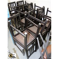 SET OF 14 IKEA WOODEN CHAIRS